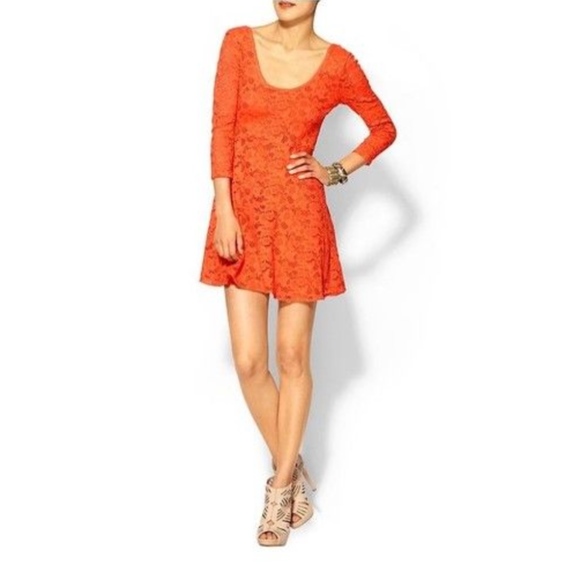 Free People Dresses & Skirts - Free People Tomato Lace Dress NWT